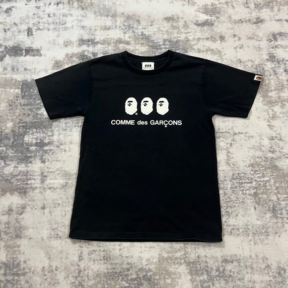 Authentic Bape x Comme Des Garçons Tee XS - Picture 1 of 7